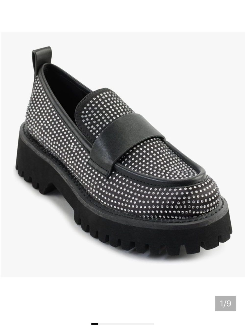 Karl Lagerfeld Paris Grady Crystal Lug Sole Loafers